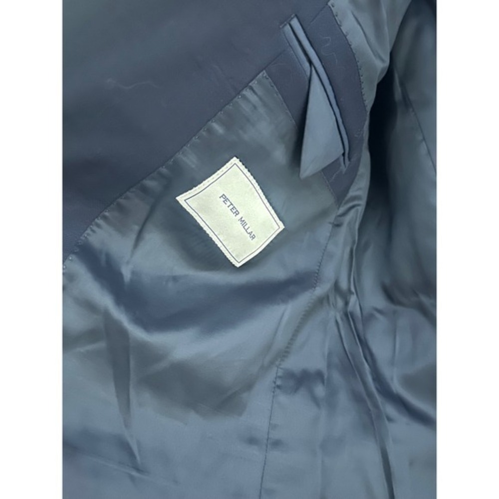 Peter Millar Navy Blue Blazer Sport Coat Jacket Mens 42R Made in Portugal - Picture 6 of 7